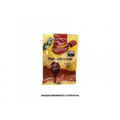TEMPERO REAL SABOR PAPRICA DEFUMADA 1X50X15G